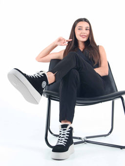 Ботинки 217.ALTAgr. черный замша/Шерсть