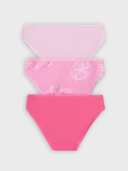 Трусы для девочек мультипак (3шт.) светло-розовые с печатью - Mark formelle фото 2