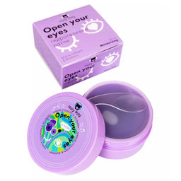 Гидрогелевые патчи для глаз, Увлажнение и анти-эйдж эффект Open your eyes с Морским Коллагеном и экстрактом Черники, 60 шт HP0023