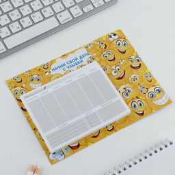 Планер на магнитах с отрывными листами, 50 л Смайлы - Artfox фото 3