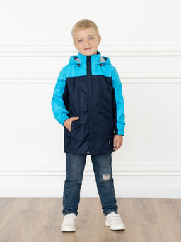 Ветровка детская синяя/бирюза 20-019/1 (110-116, 60)