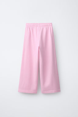 PANTAL?N FELPA HEAVY JERSEY WIDE LEG / Rosa - Zara фото 2