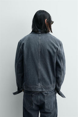 LIMITED EDITION ZIP-UP DENIM JACKET - Zara фото 3