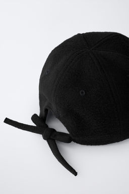 FELT CAP WITH BOW FASTENING - Zara фото 3