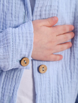 РБ016 Рубашка Муслин (голубой) - Милаша фото 15