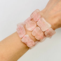 Бусины для украшений из Розового кварца 37 см