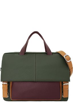 Сумка "unisex" Ц-206.1 хаки+бордовый+охра