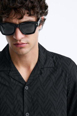 GEOMETRIK JACQUARD GOMLEK - Zara фото 15