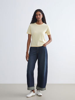 Bisiklet Yaka Kad?n Ti??rt