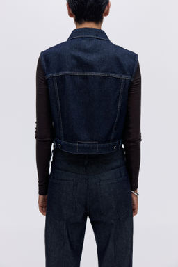 Chaleco denim cropped - H&m фото 5