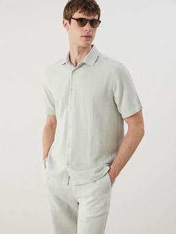 Regular Fit K?sa Kollu Arm?rl? Erkek G?mlek