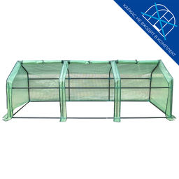 UGT-S33 L270 GREEN Тент из армированного полиэтилена 135г/м2 для парника 270x90x90см. Цвет сетки зеленый. TM ФитоЛето