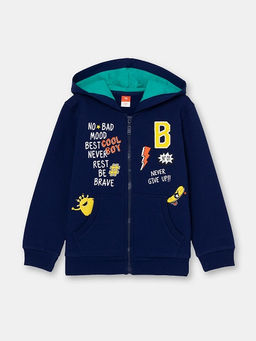 CRB wear/CSKB 63026-41-303 Толстовка для мальчика, темно-синий/Ex.Cherubino  фото 2