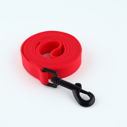 Поводок биотановый 2,5м х 20 мм, красный
