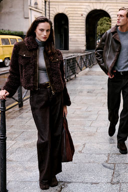 Kahverengi Regular Kal?p Suet Detayl? Kurk Mont TWOAW26MO00075 - Trendyolmilla фото 8