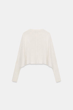 JERSEY CORTO PUNTO MANGA MURCI?LAGO / Crudo - Zara фото 8