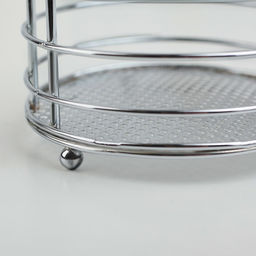 Сушилка для столовых приборов Доляна, 11×11×18.5 см, хромированная