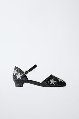 STAR HEEL SHOES WITH GLITTER