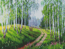 Вышивка крестиком 40х50см, Природа