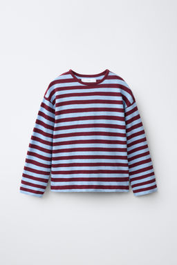CAMISETA SOFT RAYAS / Marr?n