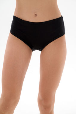 Трусы женские из кулирки с лайкрой черный - Амадэль фото 6