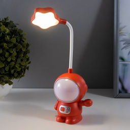 Настольная лампа «Астронавт» МИКС LED 3 Вт USB АКБ 9×7×21 см RISALUX
