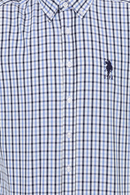 U. S. Polo Assn Мужская темно-синяя рубашка с длинным рукавом - U.s. polo assn фото 12