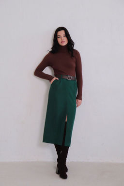 Юбка миди-макси с разрезом спереди - Martichelli фото 155