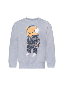 Костюм детский меланж тедди в наушниках 7045г (116, 60)