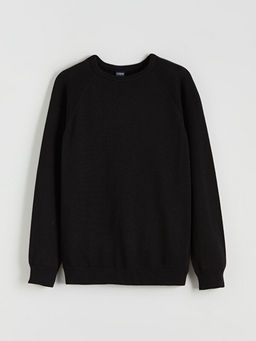 Bisiklet Yaka Erkek ?ocuk Triko Kazak