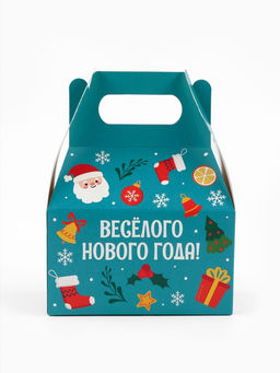 Подарочный набор новогодний С новым годом: маршмеллоу, вкус: пломбир, 40 г, горячий шоколад, вкус: орех, 25 г, карамель взрывная, 15 г - Фабрика счастья фото 8