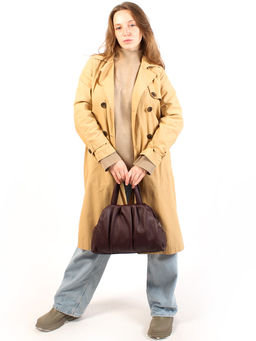 LACCOMA сумка София-Y2005-бордовый эко кожа хлопок  фото 2