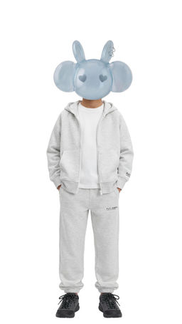 PANTAL?N JOGGER TEXTO / Gris vigor?