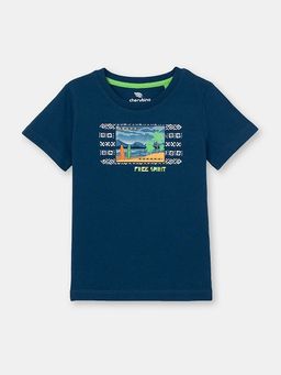 CRB wear/CSKB 63106-41-318 Футболка для мальчика, темно-синий/Ex.Cherubino