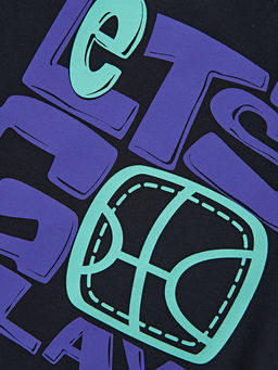 Футболка с принтом UD 7425 черный - Mini maxi фото 6