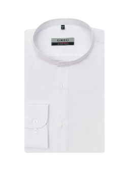 Сорочка мужская длинный рукав GREG 100/027/WH/ZVN STRETCH_V  фото 6