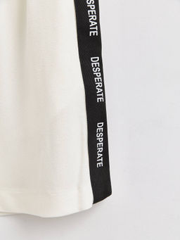 CONTE LS 1596 Шорты с боковыми карманами из фактурной вискозы Desperate off-white