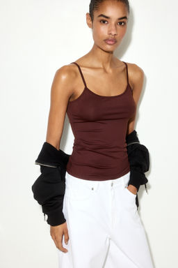 Top de tirantes en microfibra - H&m фото 4