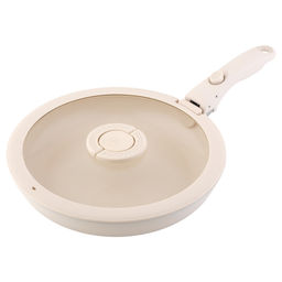 Набор посуды для приготовления со съемной ручкой smart ceramic, 7 предметов, цвета топленого молокатермо