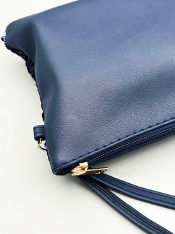 Sunflower Косметичка женская с пайетками 031, синий