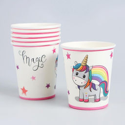Набор посуды С Днём Рождения, единорожка - Страна карнавалия фото 2