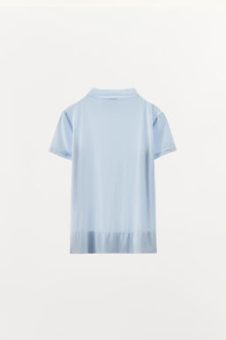HIGH NECK TOP WITH POLYAMIDE - Zara фото 7