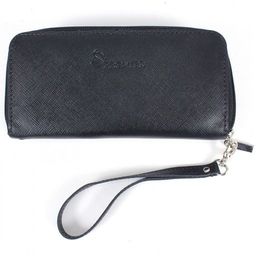 Портмоне женское Premier-S-4 н/к, 3 отд, 9 карм, ручка-петля, черный сафьян матовый (589) 197452  фото 4