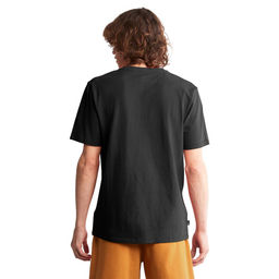 Футболка Timberland T-Shirt Heavy Weight Woven Badge Authentic fit черная  фото 2