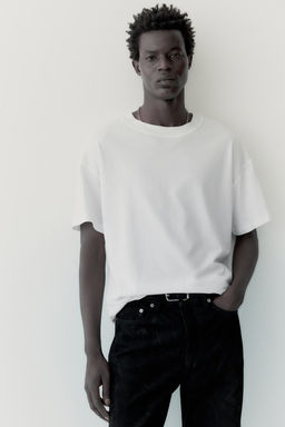 Camiseta boxy de algodon