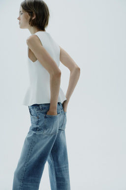 PEPLUM KNIT TOP - Zara фото 15