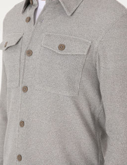 Gri Regular Fit Ceket G_mlek - Cacharel фото 7