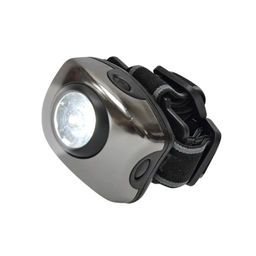 S-HL011-C Gun Metal Фонарь Uniel серии Стандарт Bright eyes comfort (налобный фонарь), алюминиевый корпус, 1 LED, упаковка кламшелл, 3хААА н/к