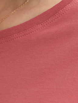 Базовая футболка полуприлегающая из премиального хлопка с эластаном - Vilatte фото 4