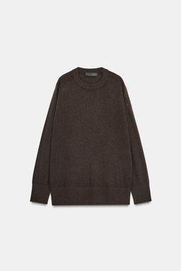 100% WOOL OVERSIZE SWEATER - Zara фото 5
